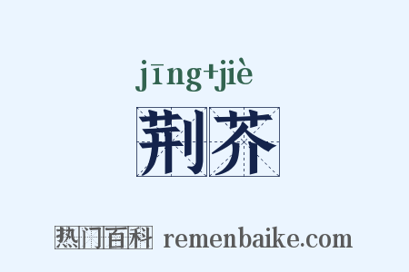 荆芥是什么意思的图片